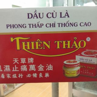 Dầu cù là Thiên thảo ( dầu cù là phong thấp chỉ thống cao)
