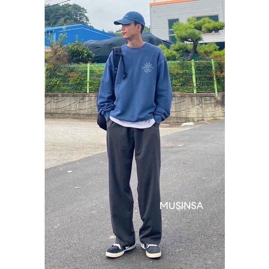 Áo sweater nỉ xuất hàn