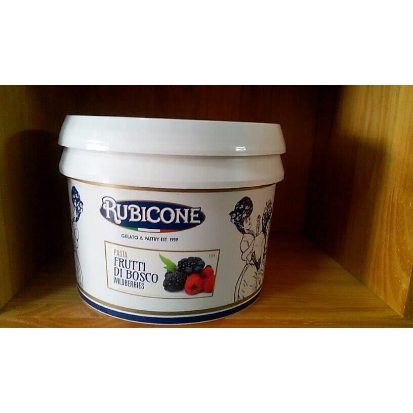 Mứt hoa quả rừng - Rubicone Wild Berries 3kg - Nguyên liệu pha chế, làm kem, bánh ngọt hương vị Dâu Rừng - Vua Kem