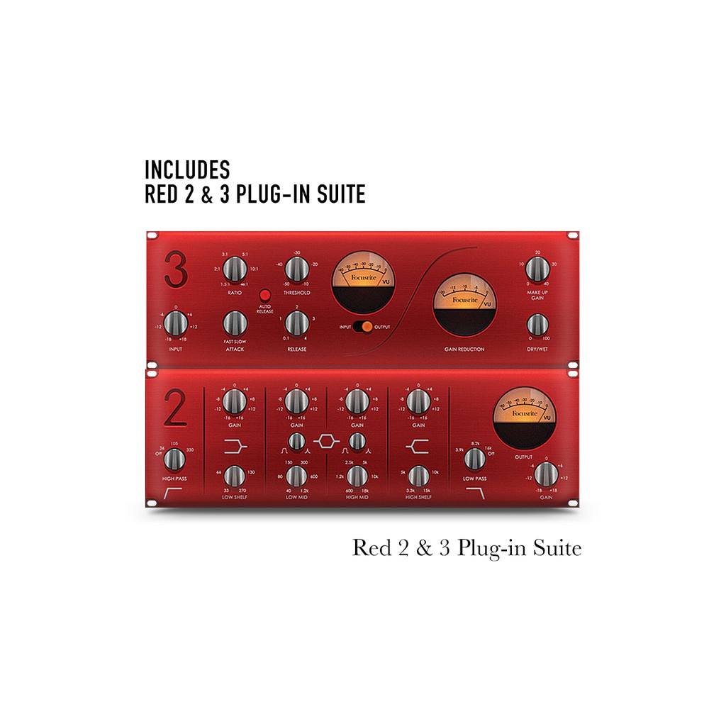 Focusrite Scarlett Combo 2i2 Studio (3rd Gen) sound card thu âm studio và livetream chuyên nghiệp