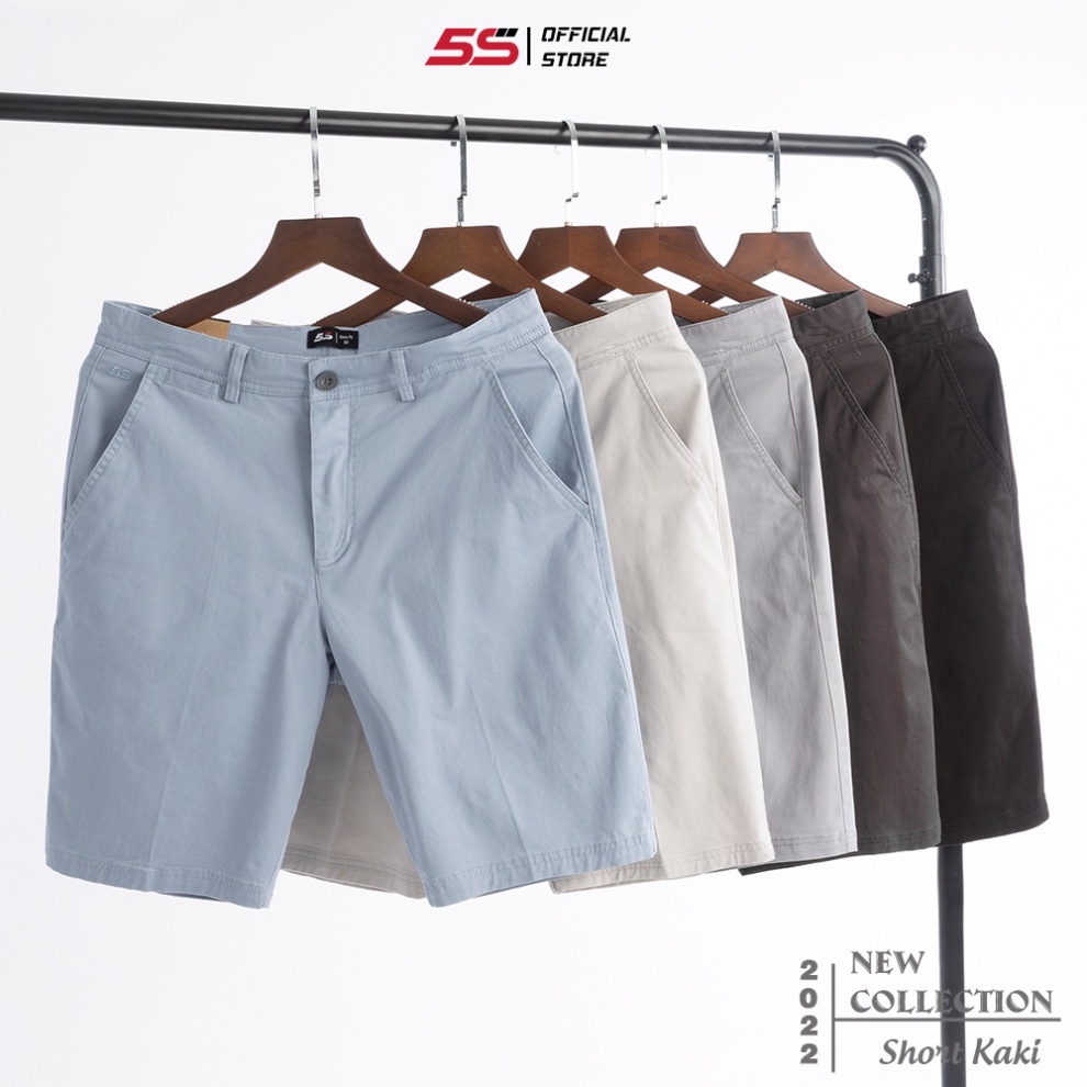 (Sẵn) Quần Short Nam KaKi 5S ( 6 màu), Chất Liệu Cotton Premium Bền Màu, Co Giãn Tốt, Chống Phai Màu (QSK22052) (ảnh thậ
