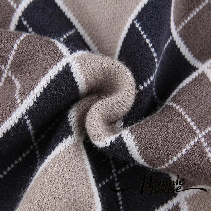 Áo Sweater Nữ cổ chữ V dáng rộng Thời Trang