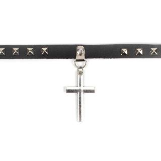 DFGF Cổ Choker Màu Đen Phong Cách Gothic