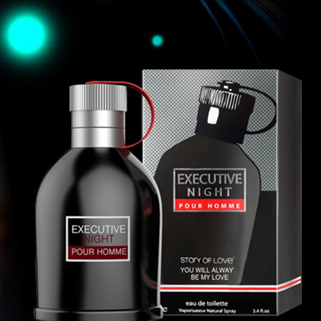 [ Chai 100ml mẫu mới] Nước hoa nam cao cấp Executive Night Pour Homme phiên bản quốc tế