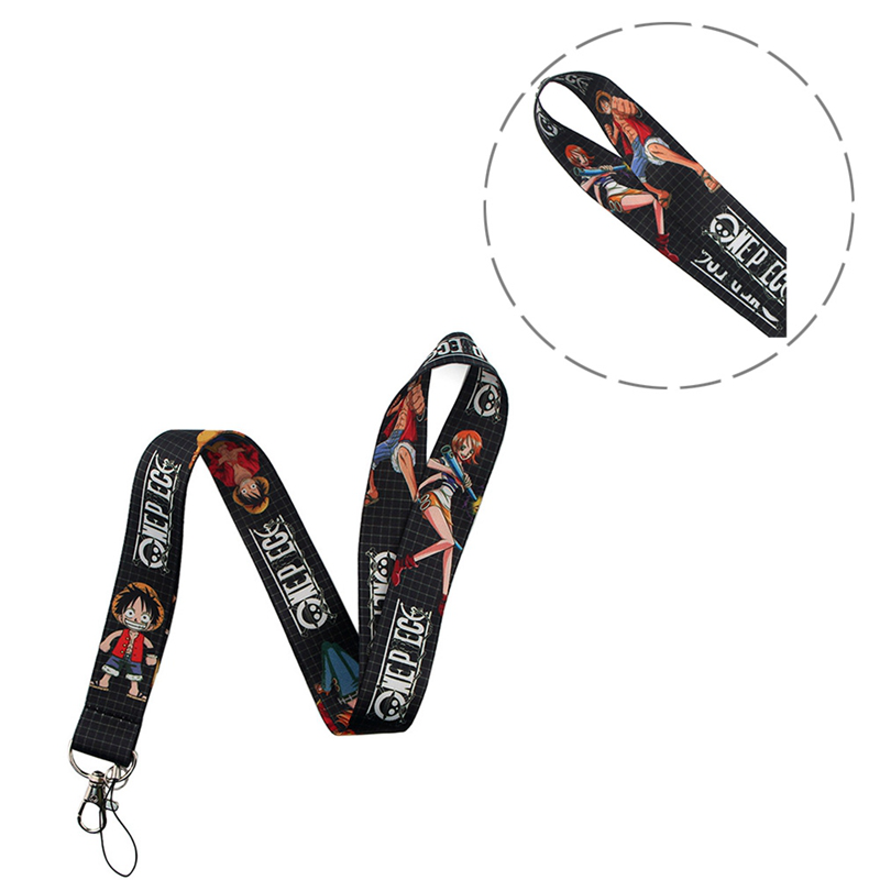 Dây Đeo Điện Thoại / Thẻ Id Họa Tiết One Piece Xinh Xắn