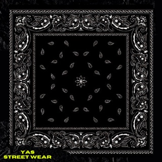 Khăn bandana lụa, khăn turban lụa cao cấp KHÔNG ĐƯỜNG MAY VIỀN phong cách streetstyle 60x60cm