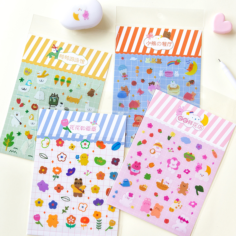 Miếng dán trang trí hình hoạt hình dễ thương tiện dụng