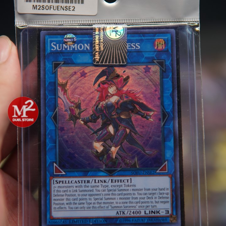 Thẻ bài yugioh Triệu hồi nữ phù thủy - Summon Sorceress - Bài thật chính hãng -Bảo quản M2SCCQ-LITE