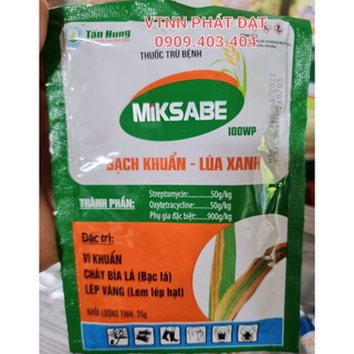 Thuốc Đặc Trị Vi Khuẩn MISABE 100WP