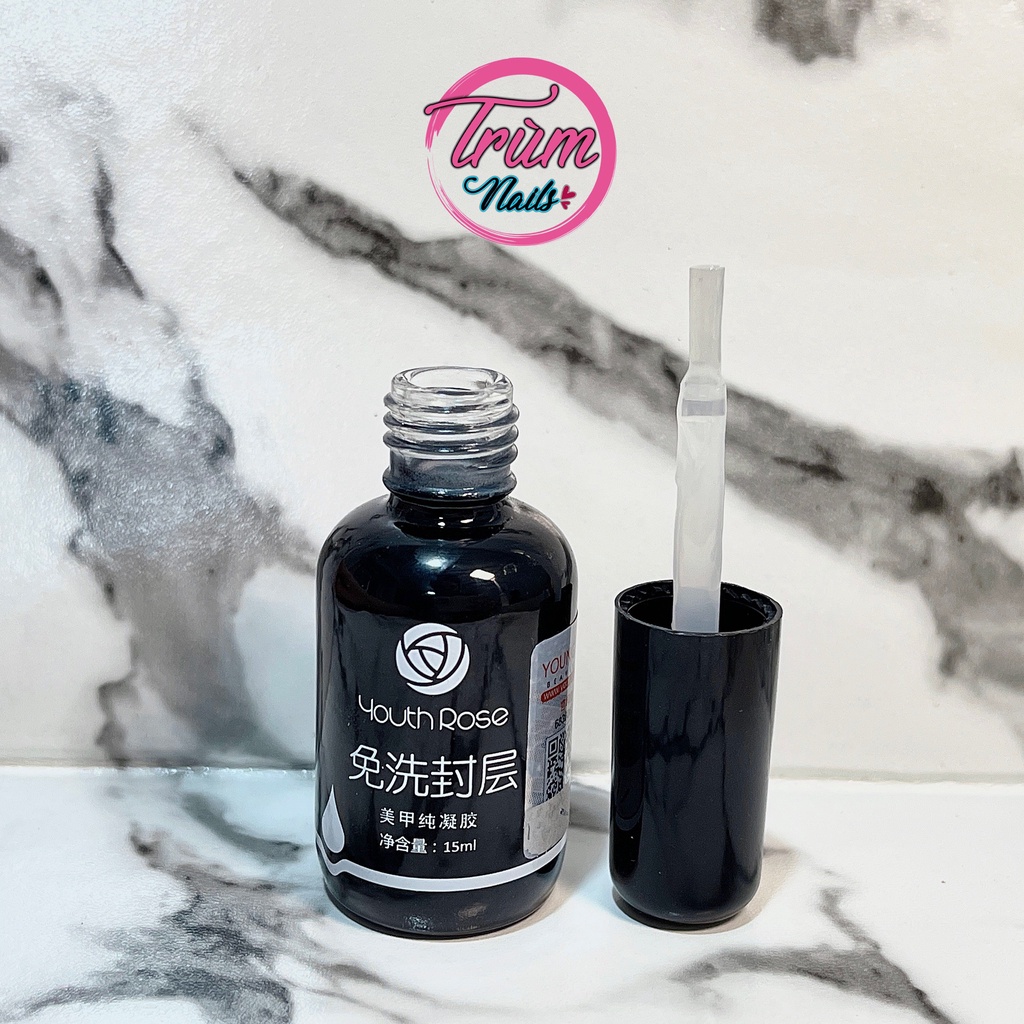 Bộ 3 Base top cứng móng hoa hồng 15ml - đồ nails cần thiết thợ nail nào cũng cần