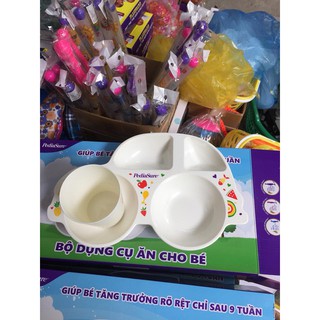 Bộ bát,cốc ăn dặm hình oto cho bé