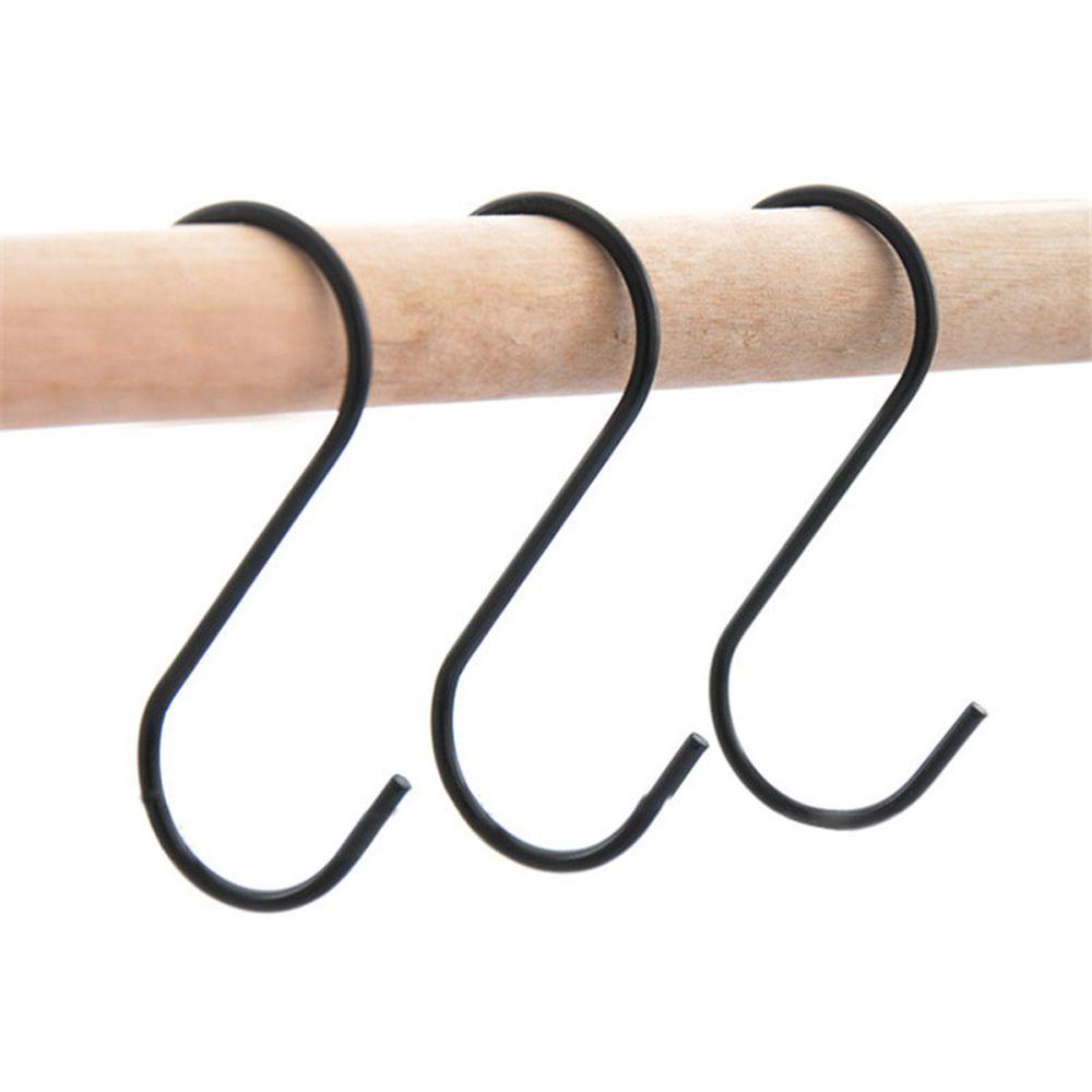 Set 5 / 10 Giá Đỡ Inox Treo Đồ Hình Chữ S Tiện Dụng Cho Phòng Tắm