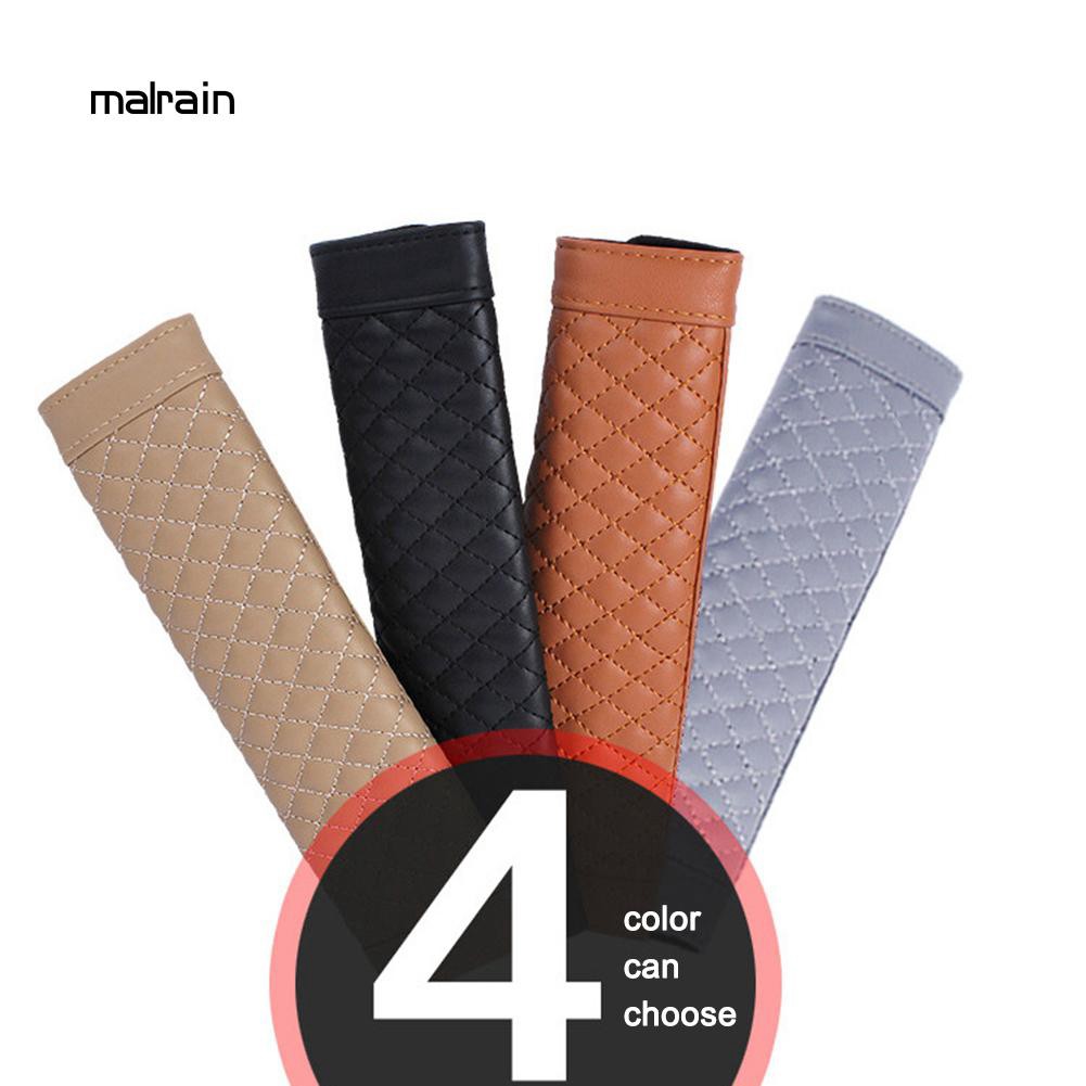 1 Cặp Vỏ Bọc Dây Đai An Toàn Xe Hơi Giả Da Thời Trang