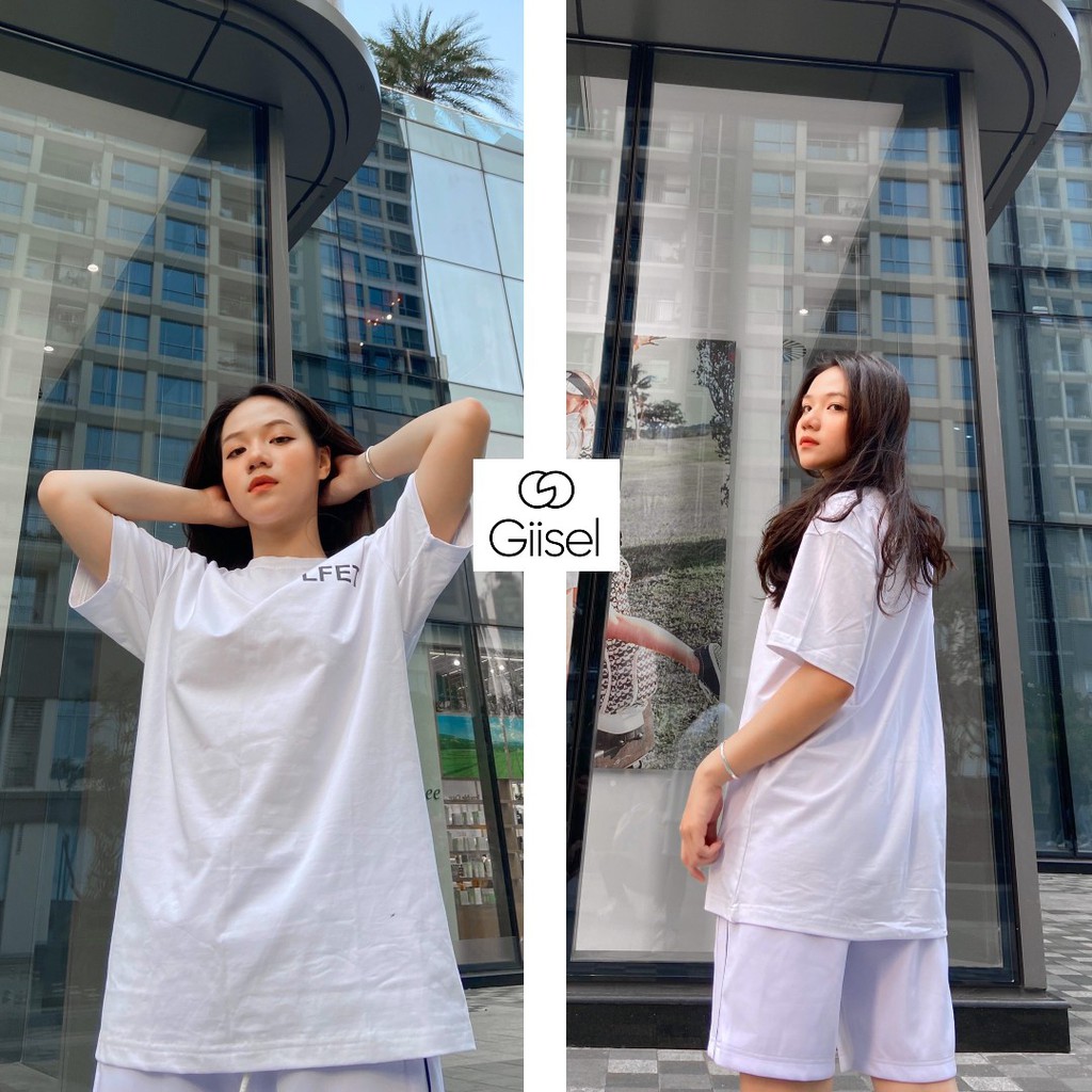 Bộ quần áo thể thao nam nữ mùa hè 2021 - quần short poly haida co giãn áo thun LFET cotton Giisel | BigBuy360 - bigbuy360.vn