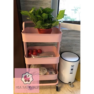 KỆ ĐA NĂNG 3 TẦNG IKEA ( CÓ BÁNH XE)