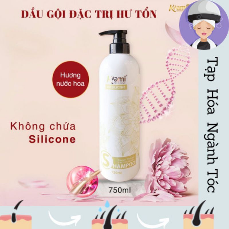 ( Chính Hãng) Dầu Hấp Collagen Kami 750ml