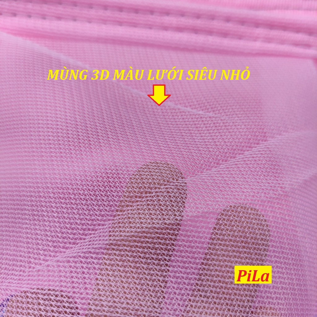 Mùng Ngủ Chống Muỗi Lưới Siêu Nhỏ Một Màu, Mùng Ngủ Tuyn Nhiều Màu