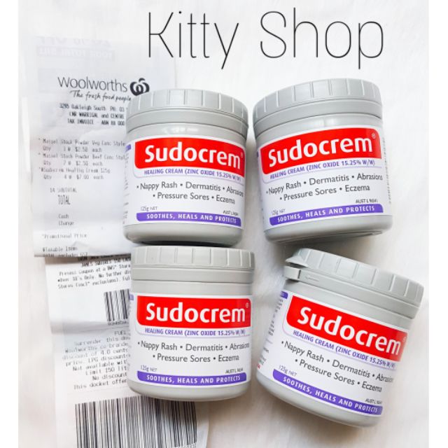 KEM HĂM TÃ SUDOCREAM ÚC CHUẨN BILL LỌ 125G