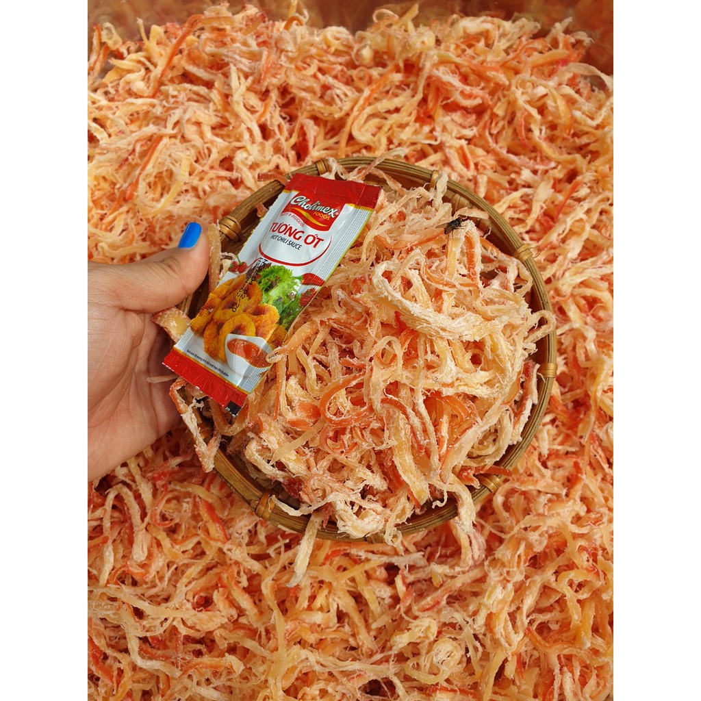 Khô Mực Xé Sợi Hấp Nước Dừa Lon 120Gr | BigBuy360 - bigbuy360.vn