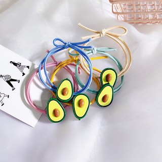 SET 5 DÂY BUỘC TÓC HÌNH TRÁI BƠ SIÊU CUTE
