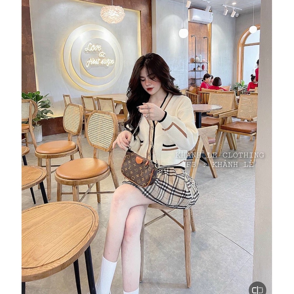 Áo cardigan nữ len quảng châu cao cấp style hot girl - Áo khoác len có túi mềm mịn hot trend BA1