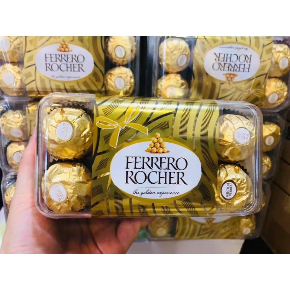 KẸO SÔ CÔ LA ERRERO ROCHER CHOCOLATE 16 VIÊN - ITALIA