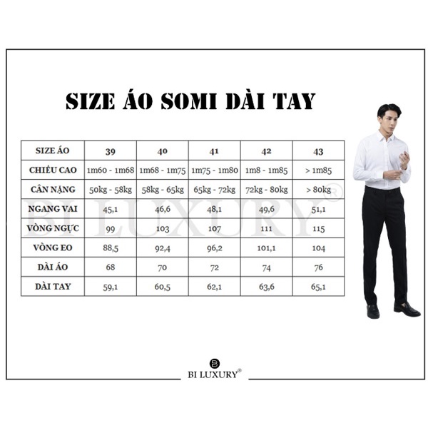 Áo sơ mi nam dài tay cơ bản có túi trắng trơn 4SMDB121TRK | BigBuy360 - bigbuy360.vn