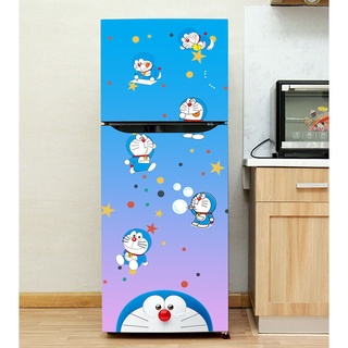 Decal dán Tủ Lạnh Doremon  chất liệu cao cấp