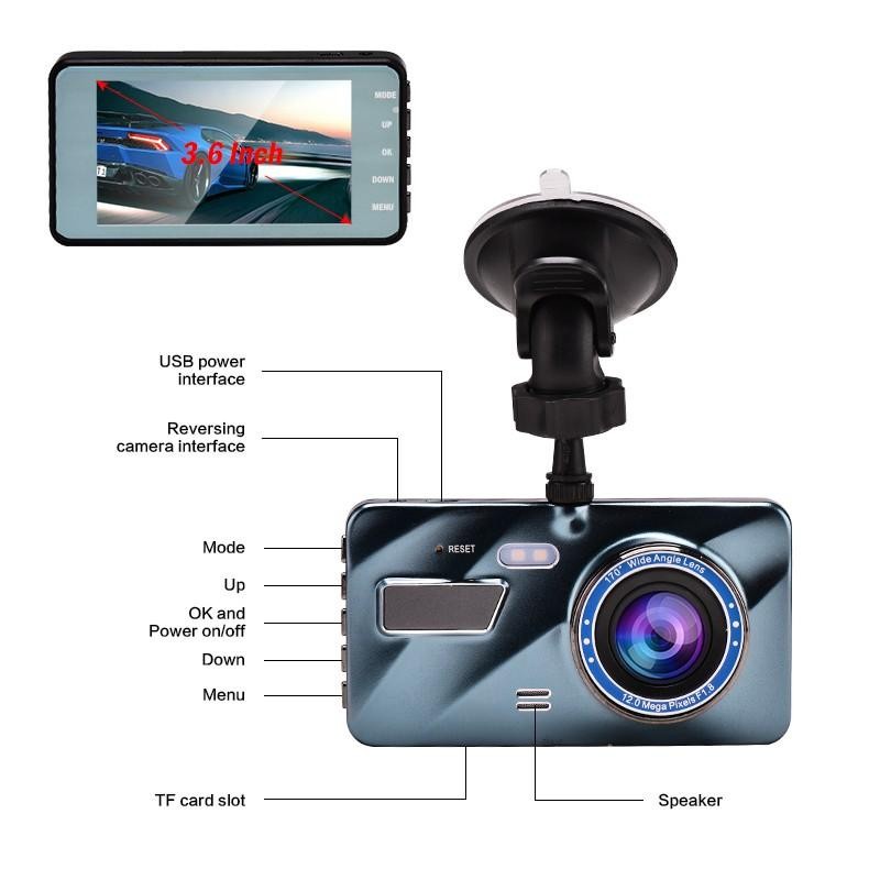 Camera hành trình DVR J16 1080P Full HD 4.0 inch nhỏ gọn cho xe hơi | BigBuy360 - bigbuy360.vn
