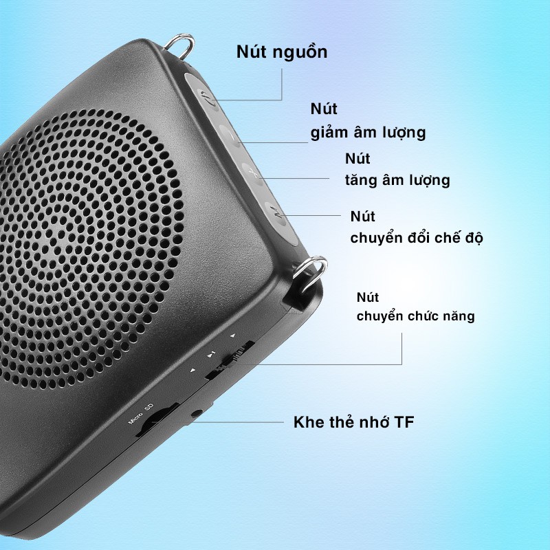 [CHÍNH HÃNG] Takstar E128 Loa mic Máy trợ giảng cao cấp có dây, Bluetooth, Giáo viên, hướng dẫn viên, Bảo hành 1 năm