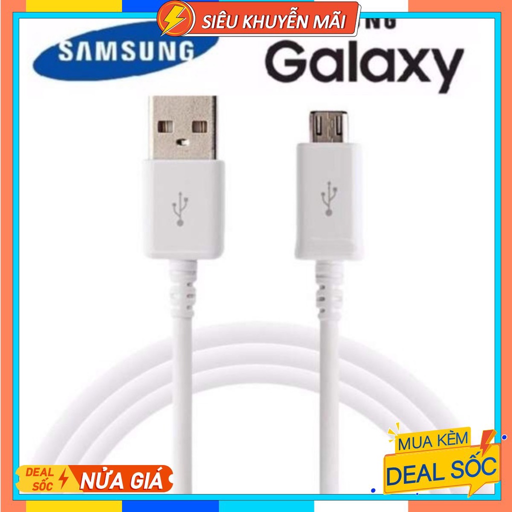 Cáp sạc Samsung Cao Cấp micro USB bảo hành 12 tháng, Lỗi 1 Đổi 1