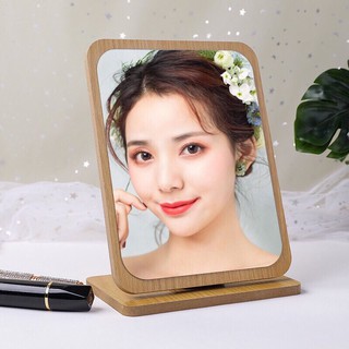 Gương trang điểm, Gương để bàn khung gỗ cao cấp Phong Cách Hàn Quốc,Làm Đẹp,Makeup, bàn trang điểm,văn phòng