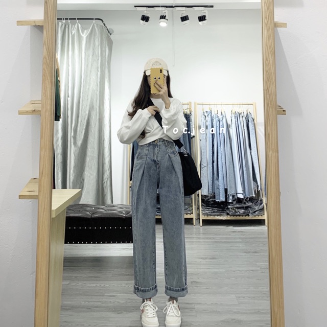 QUẦN JEAN GẤP NẾP TÚI -101 | BigBuy360 - bigbuy360.vn