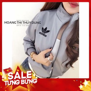 áo khoác dù nam nữ ADIDAS- áo khoác cặp đôi cao cấp chất dù hai lớp dày mịn không nhăn - Hàng nhập khẩu