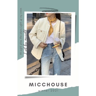 SẴN | Áo khoác dạ tweed cổ điển