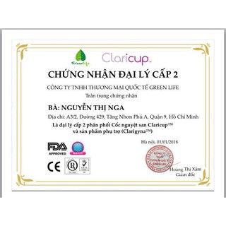Cốc nguyệt san Claricup