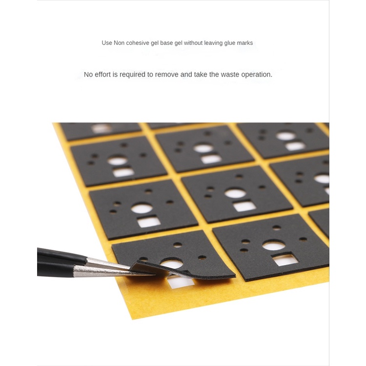 120 Miếng đệm Switch Foam chất liệu Poron IXPE EVA Kelowna dày 0.5mm giảm thiểu âm thanh switch bàn phím cơ DoDo Gear