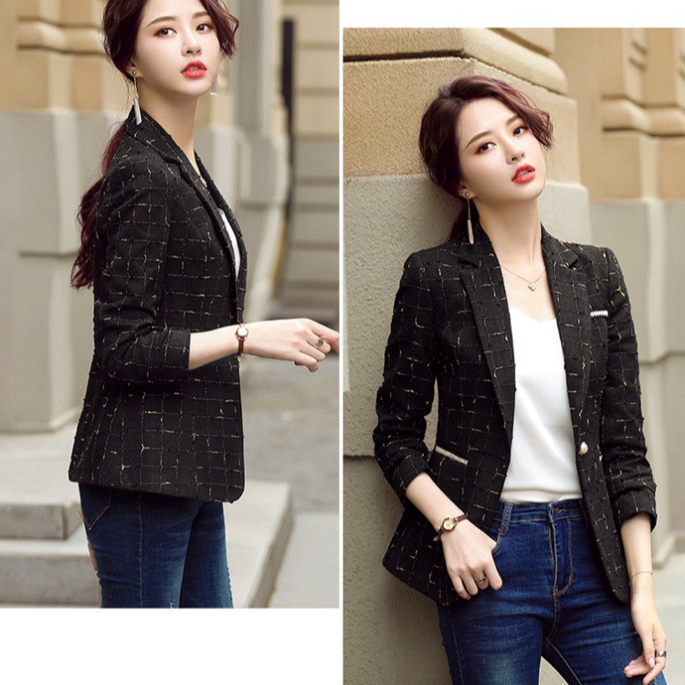 Áo Khoác Vest 2 Màu Trắng Đen Thời Trang Cho Nữ 2020 | BigBuy360 - bigbuy360.vn