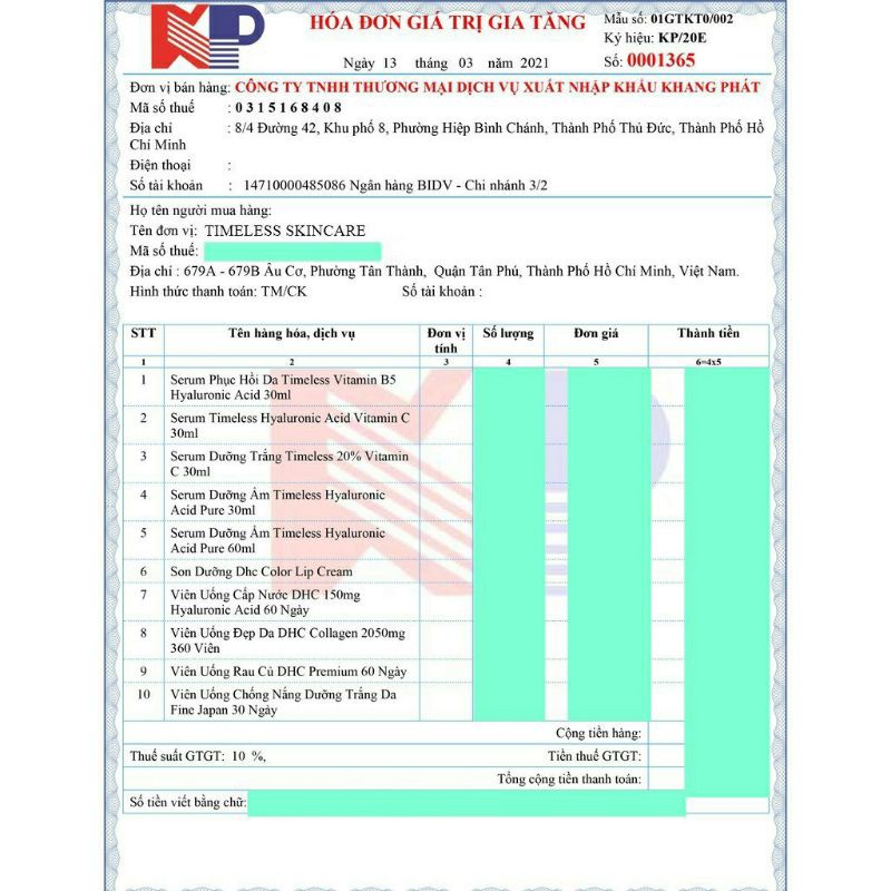 Tinh chất dưỡng ẩm - Se khít lỗ chân lông SerumTimeless B5 | BigBuy360 - bigbuy360.vn