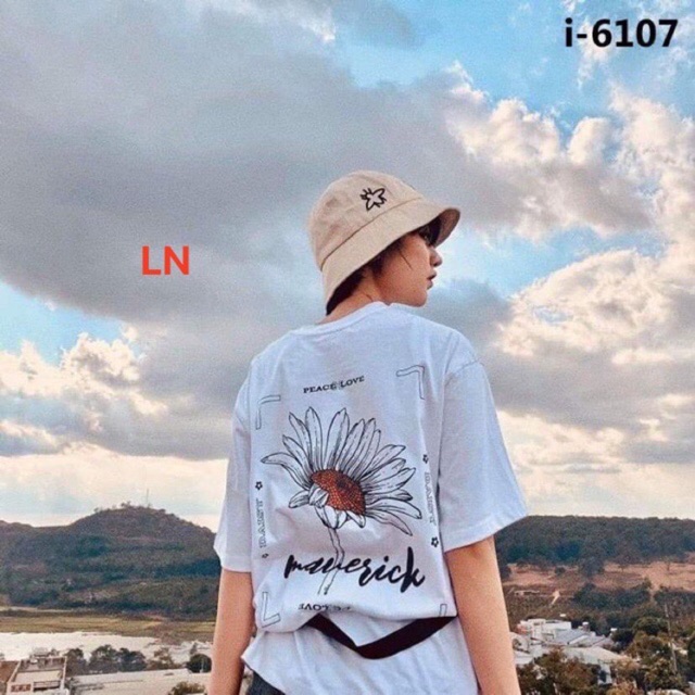 Áo hoa cúc ô vuông in hai mặt LN12