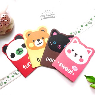 Sổ tay mini tai thú cute - 32 trang giấy kẻ ngang