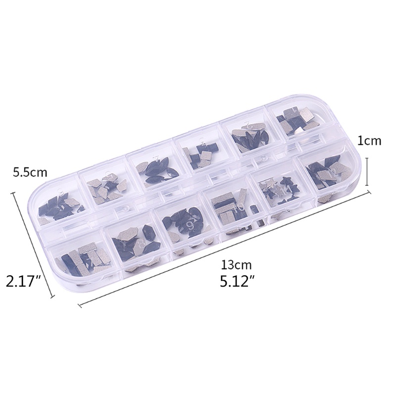 Youyo Bộ Đá Fluoresce Pha Lê Trong Suốt Lấp Lánh Bất Đối Xứng