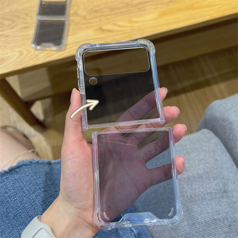 Ốp Điện Thoại TPU Mềm Trong Suốt Chống Sốc Chống Rơi Cho Samsung Galaxy Z Flip 3 5G Z Flip 3 Flip 3 Flip 3 Z3
