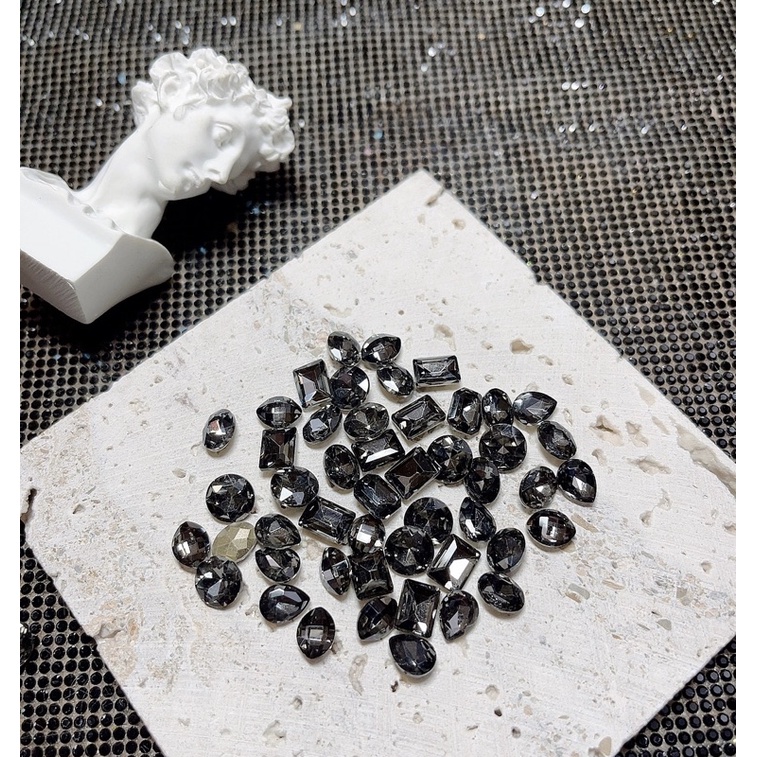 Set đá khối mix màu mix size túi 50 viên- đá khối cao cấp