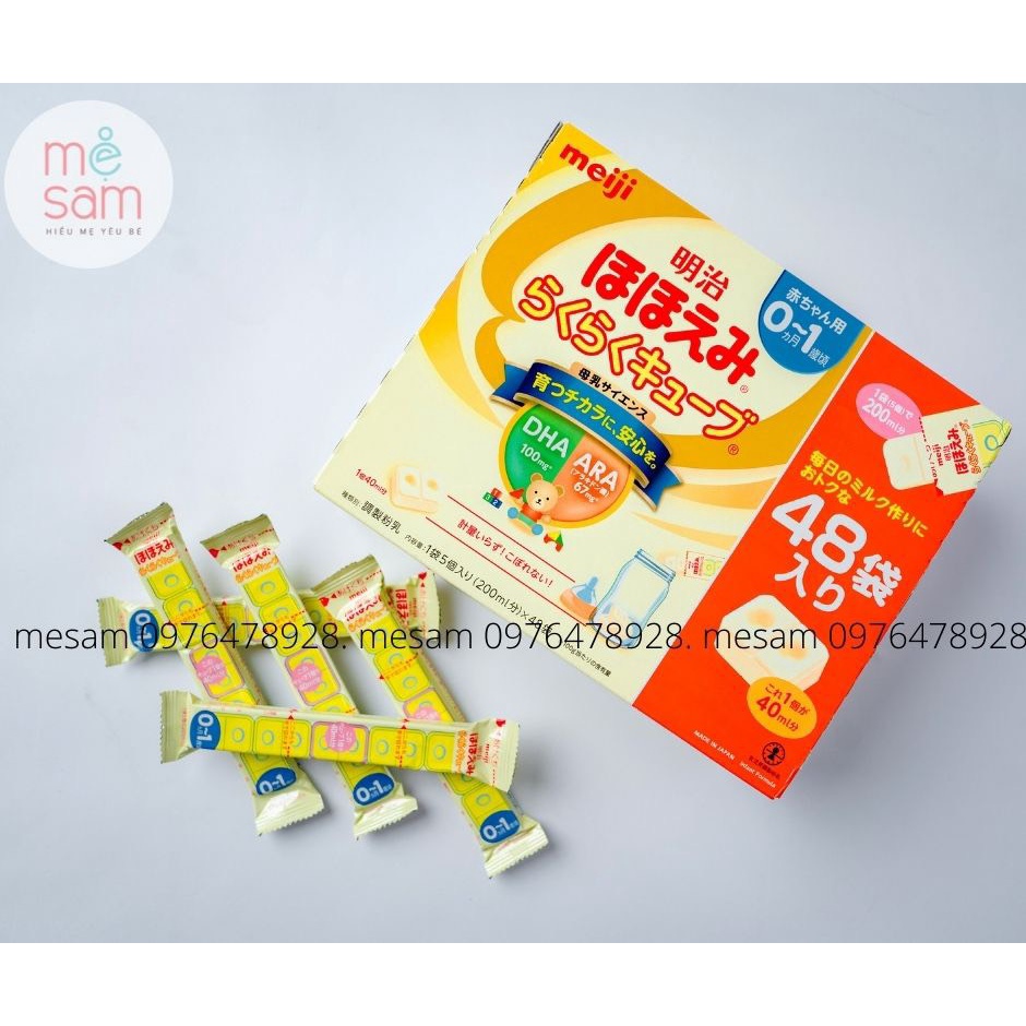 Sữa thanh MEIJI nội địa Nhật 0-1y và 1-3y