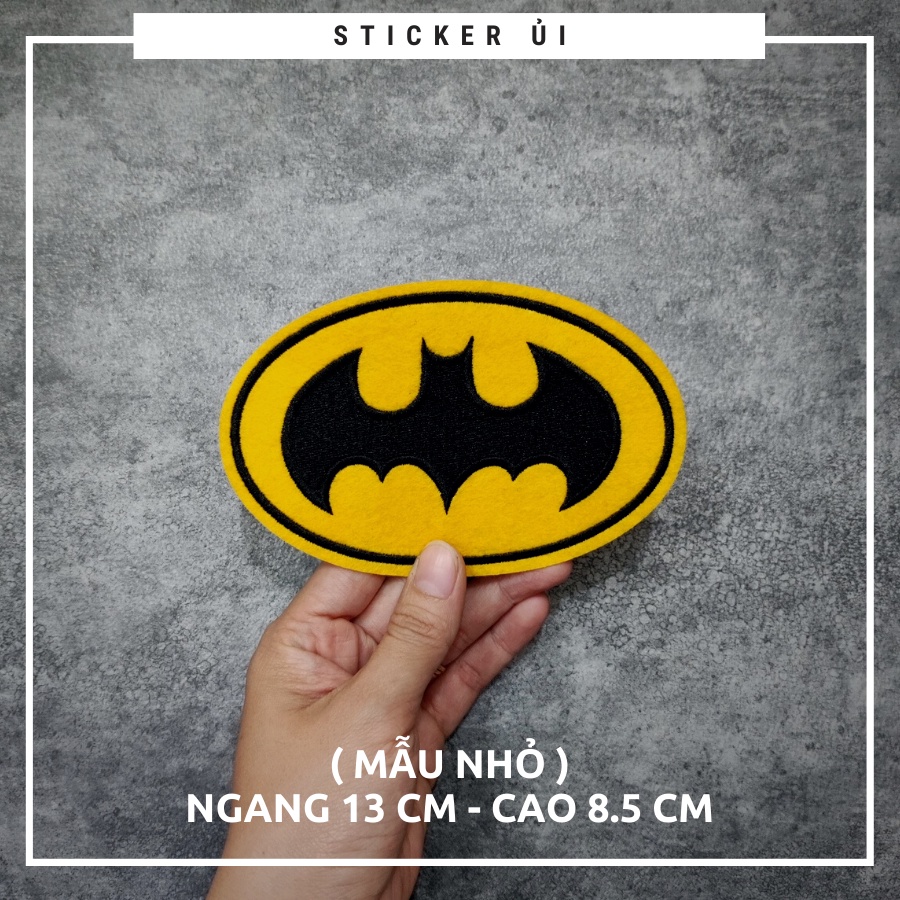 Sticker ủi áo Cao cấp - CÓ SẴN KEO ỦI - dùng làm miếng vá áo, phụ kiện trang trí quần áo, balo, giày, nón