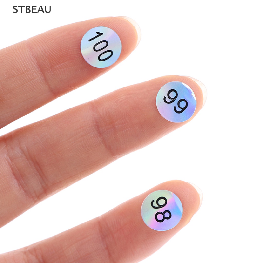 [Hàng mới về] Nhãn dán số 1-200 làm móng tay chống thấm nước tiện dụng