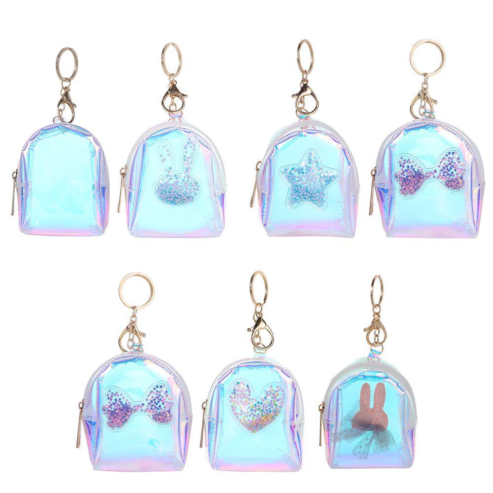 FOREVER Cartoon Girls Coin Purse Women Money Bags Mini Backpack Wallet Handbag Kids Gifts Card Holder Zipper Storage Bag Earphone Package
