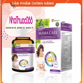 Mama Care - Viên uống bổ sung vitamin tổng hợp cho bầu - Bổ sung canxi, sắt, DHA giúp thai nhi phát triển toàn diện