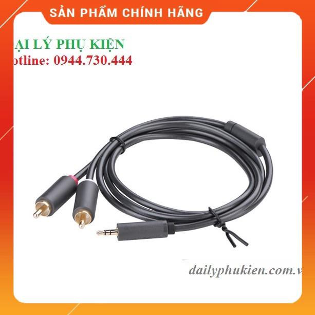 Cáp loa 3.5 ra 2 đầu hoa sen 1.5m UGREEN 10511 dailyphukien